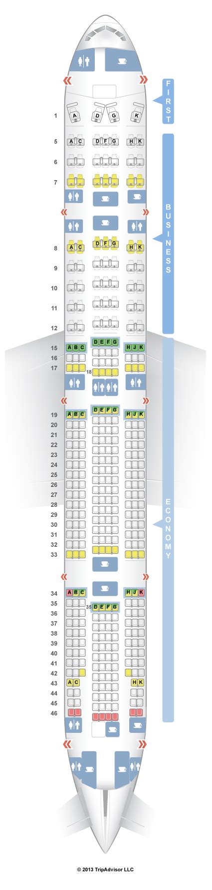seat map boeing 777-300|melhores assentos boeing 777 300.